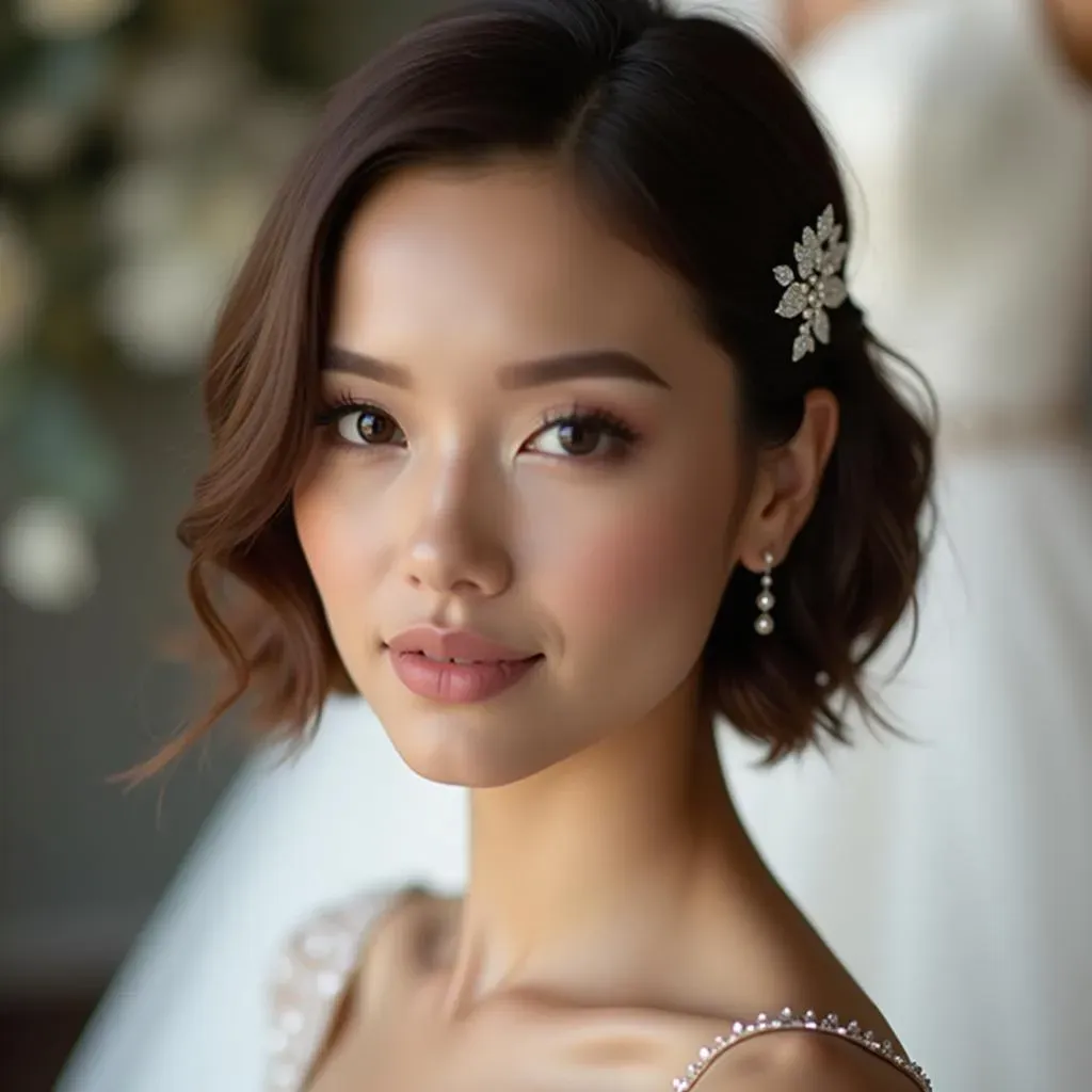 Accessorizing Your Bob: Wedding Hair Jewelry and More
