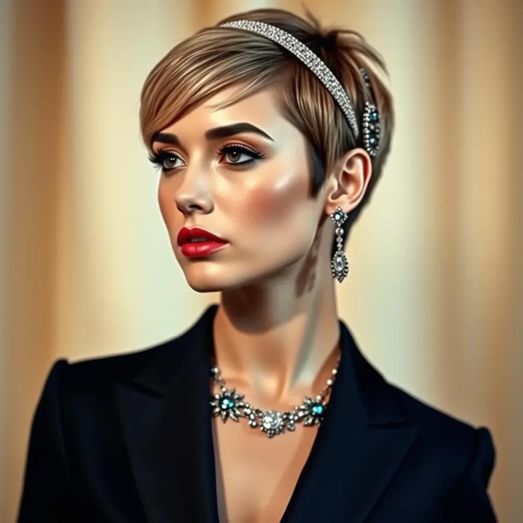 Accessorizing Your Formal Pixie Haircut