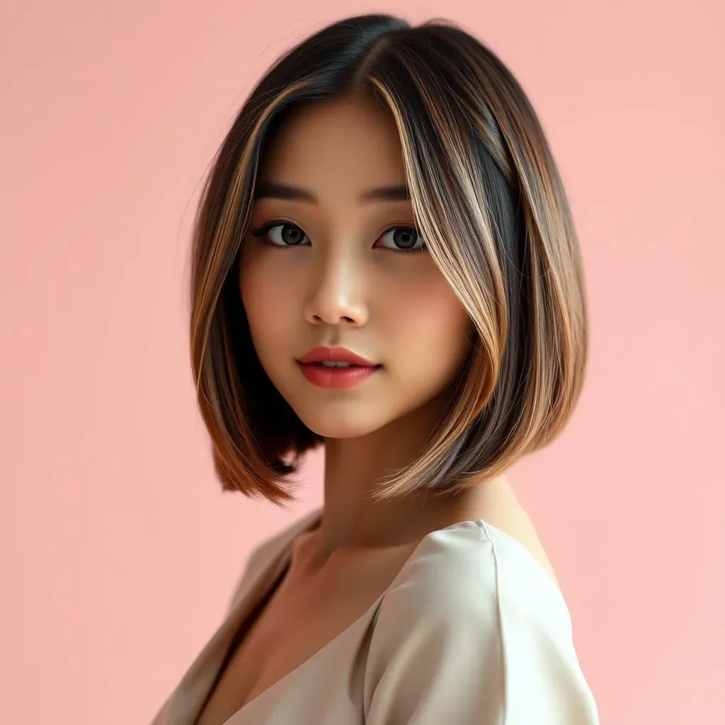 Adding Flair: Highlights and Colors for Your Asian Bob Hair Cut