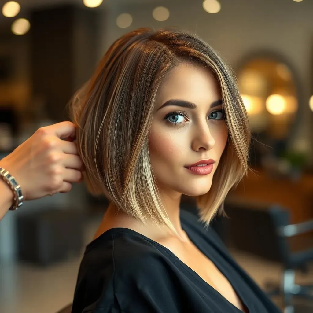 Angled Bob: Creating Dimension in Fine Hair