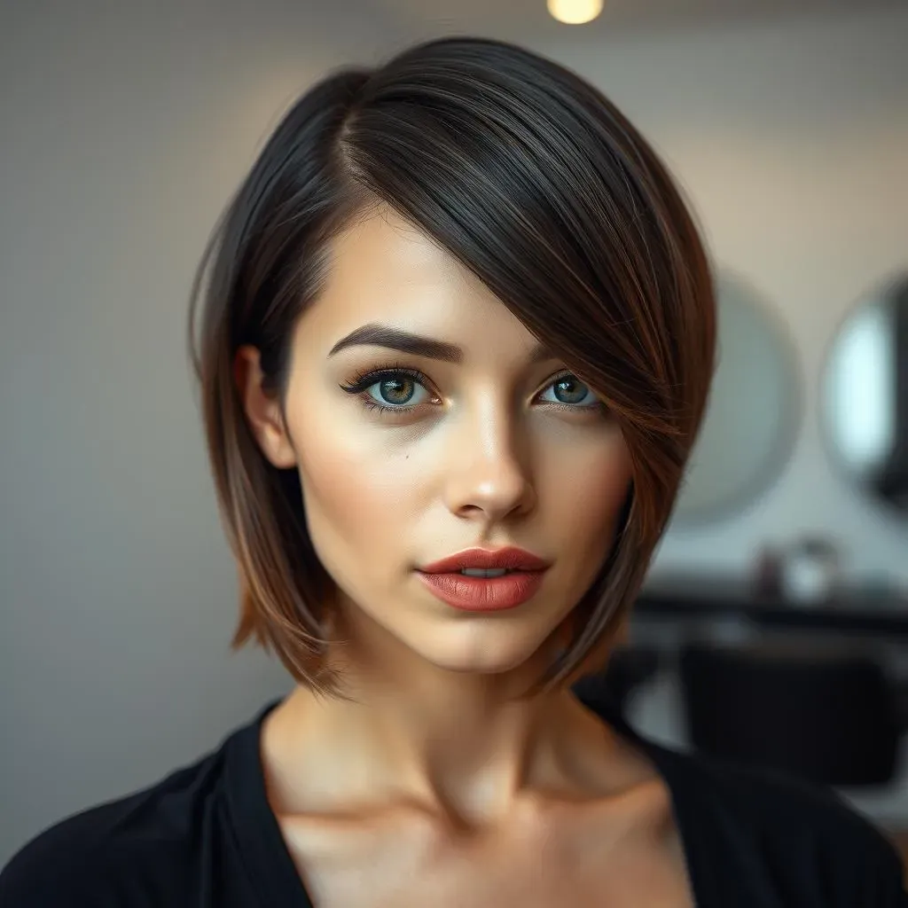 Asymmetrical and Angled Bob Haircuts: Your Round Face's Best Friend