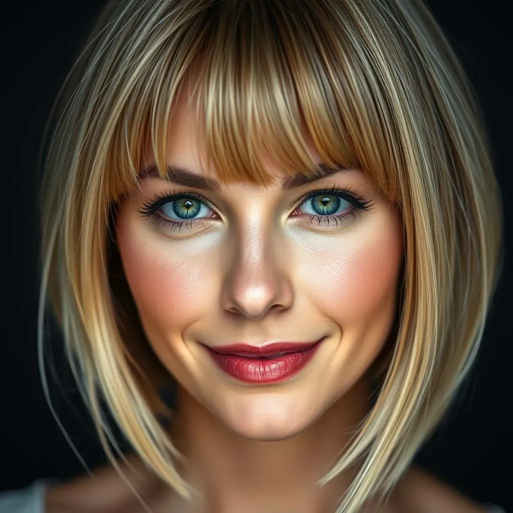 Blonde Bob with Bangs: Framing Your Face Beautifully
