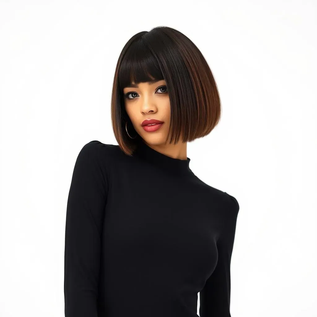 Absolute Blunt Cut Bob Black Hair: A Stunning Style