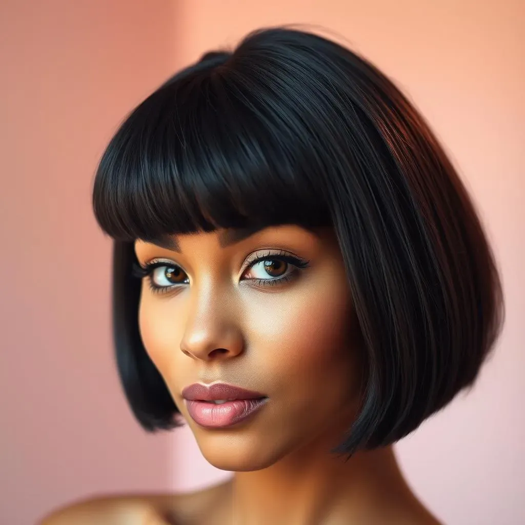 Absolute Guide: Blunt Cut Bob Natural Hair Styles