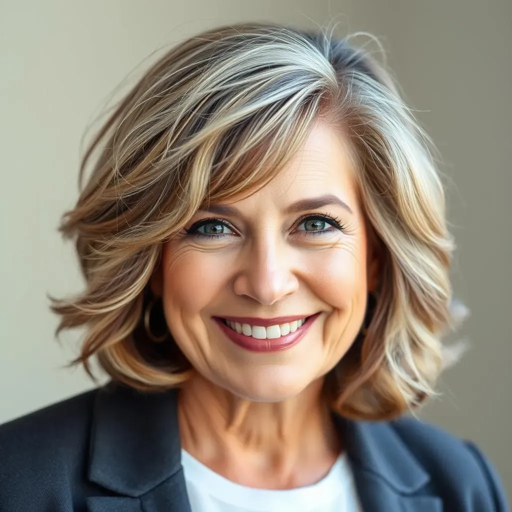 Bob Hair Cut for Over 50: Embracing Texture and Volume