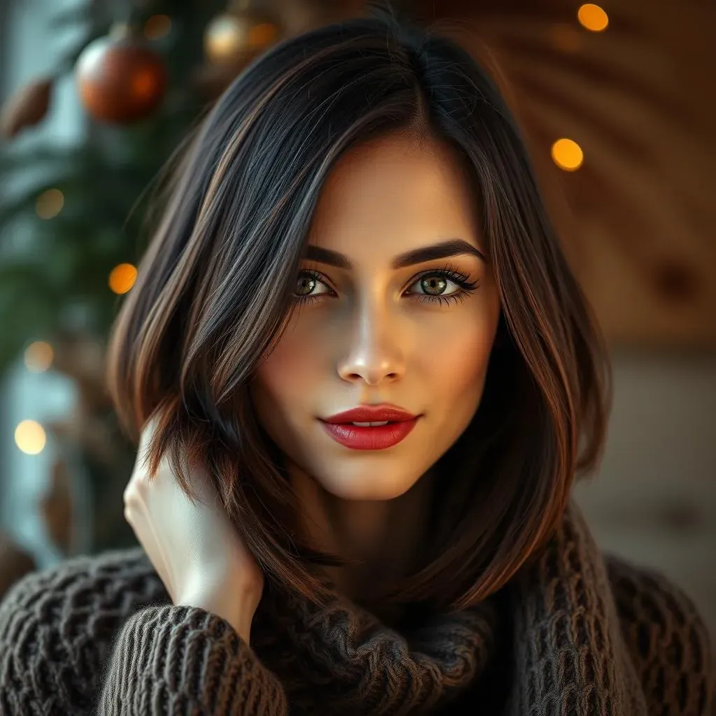 Brunette Bob Cut Colors for Winter