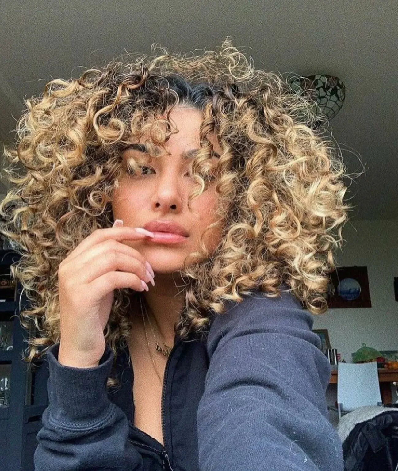 33 Amazing butterfly cut hair curly hair Styles