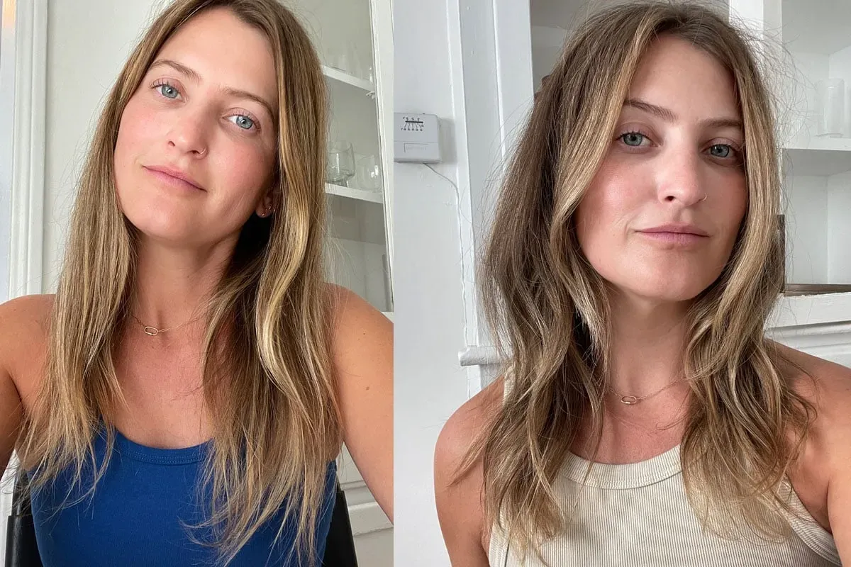 Amazing Volume with Butterfly Cut in Thin Hair