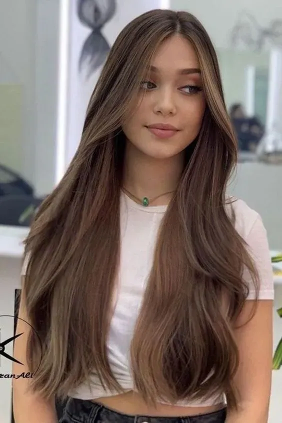 Stunning butterfly cut long hair straight styles