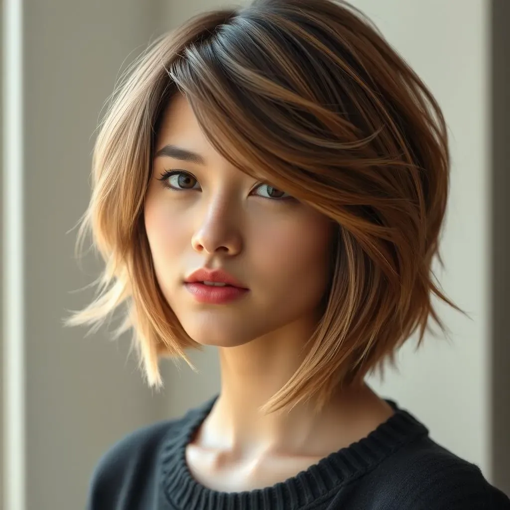 Stunning Butterfly Haircut for Medium Hair