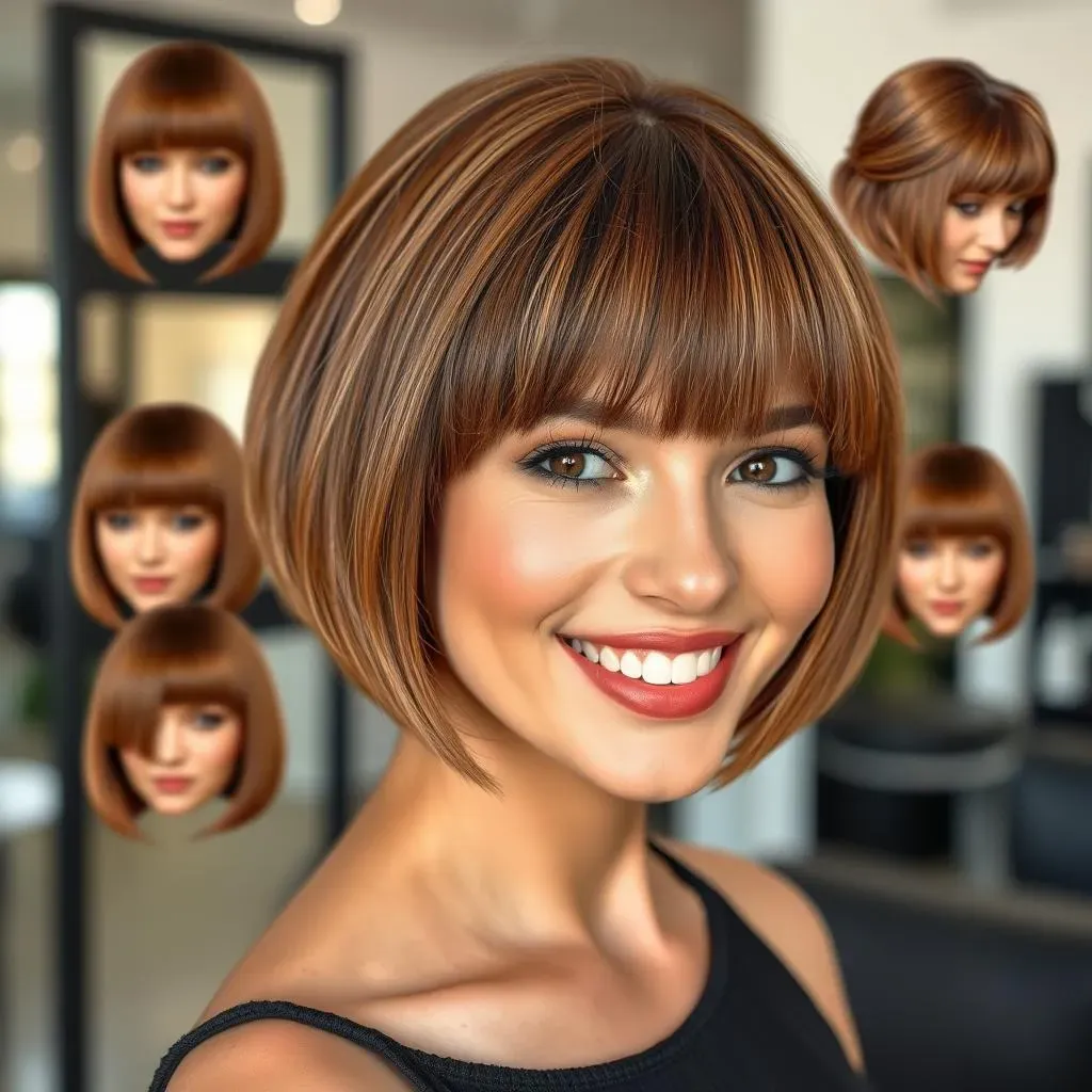 Chin Length Bob with Bangs: A Trendy Transformation
