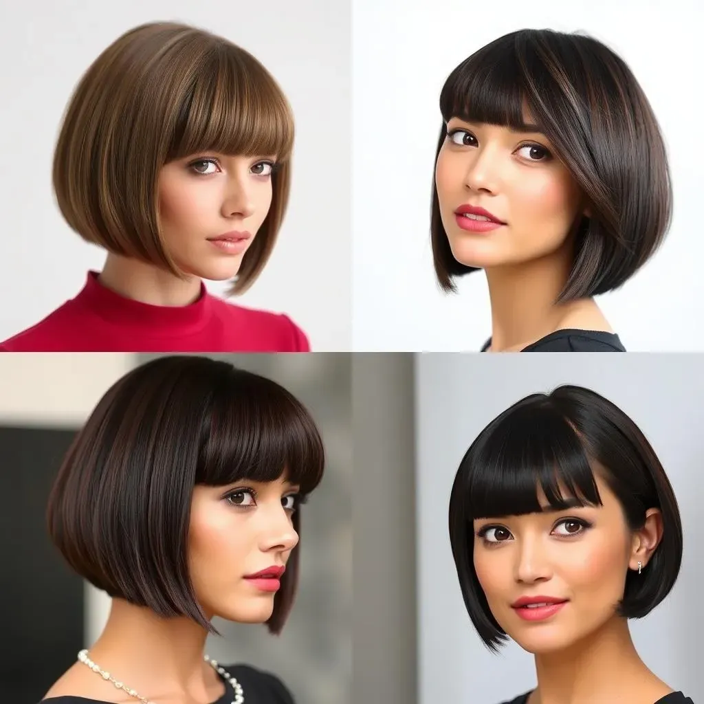 ChinLength Bob Haircut with Bangs: Styles and Ideas