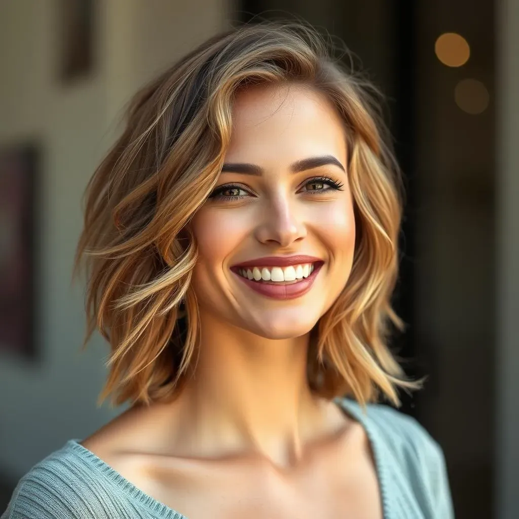 ChinLength Cute Wavy Bobs: Playful and Flirty