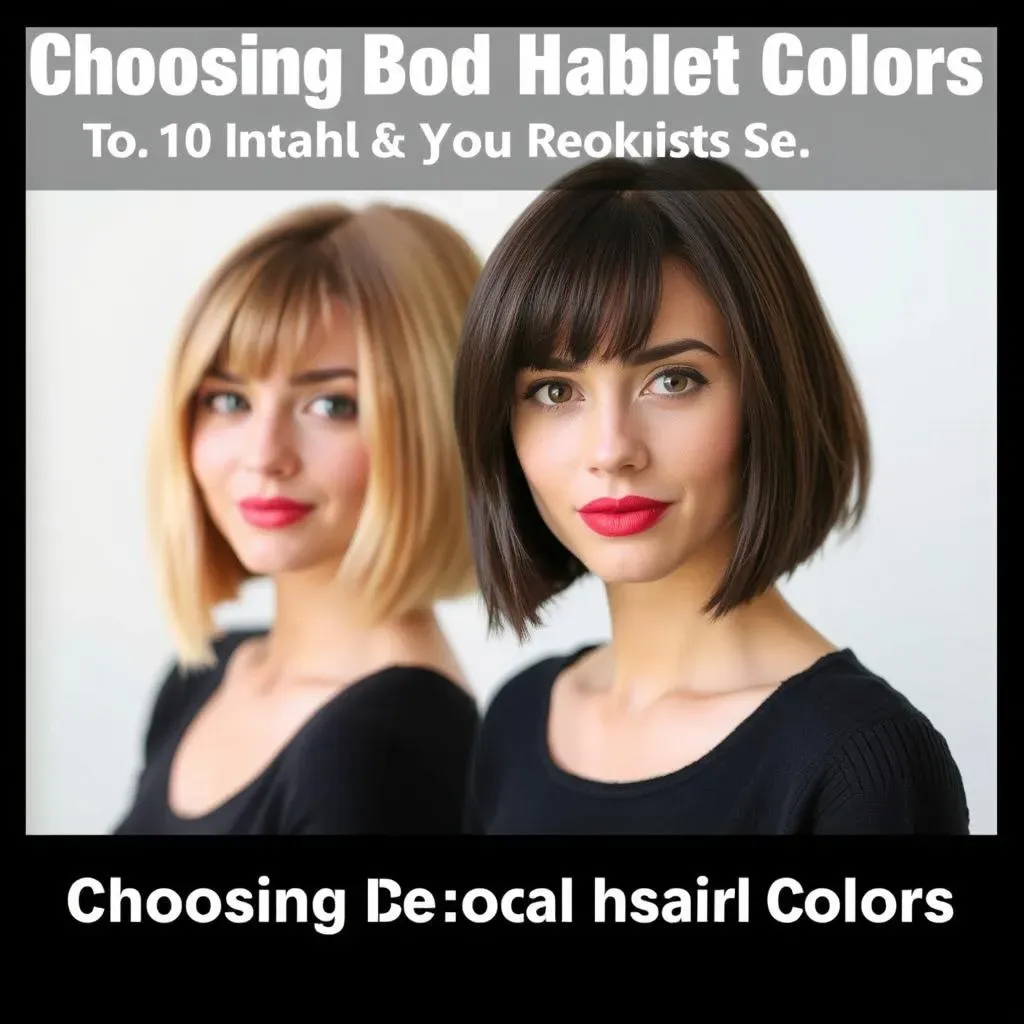 Choosing Bob Haircut Colors to Match Your Skin Tone