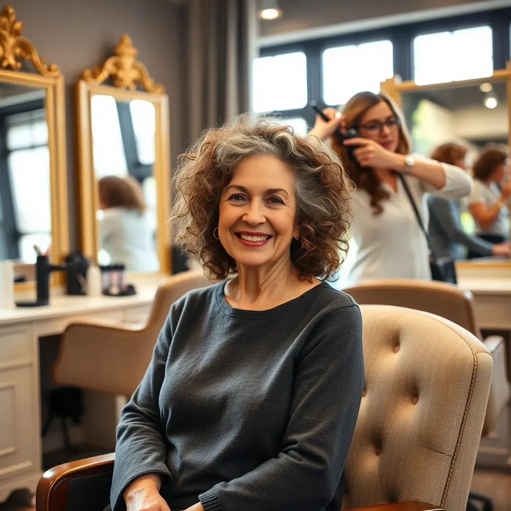 Choosing the Right Curly Hair Cut for Older Women