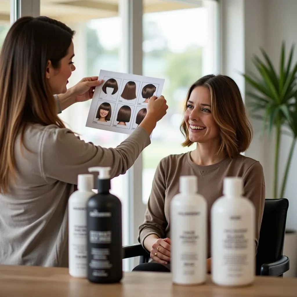 Choosing the Right Products and Consulting Your Stylist for a Cute Bob