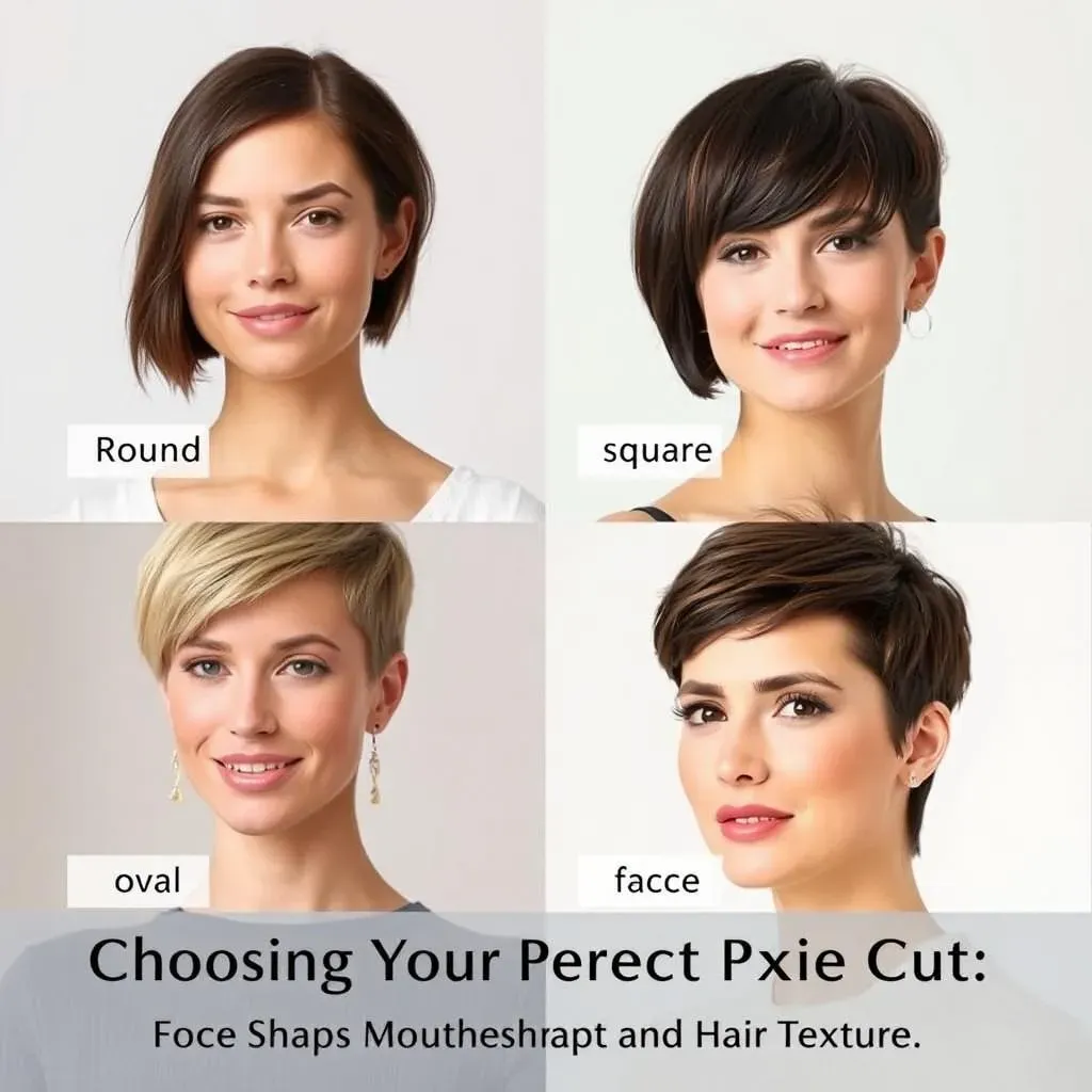 Choosing Your Perfect Pixie Cut: Considering Face Shape and Hair Texture