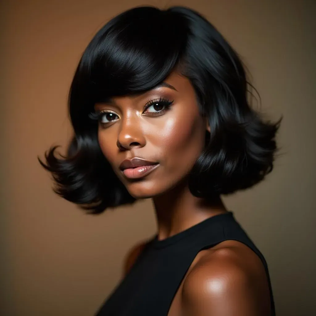 Classic Bob Reinvented: Timeless Cute Bobs for Black Hair