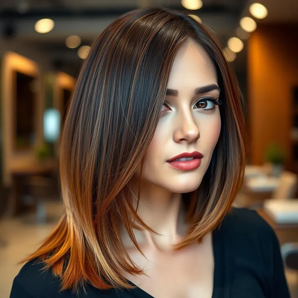 Color Me Lobtastic: Highlights and Hues for Your Long Bob Cut