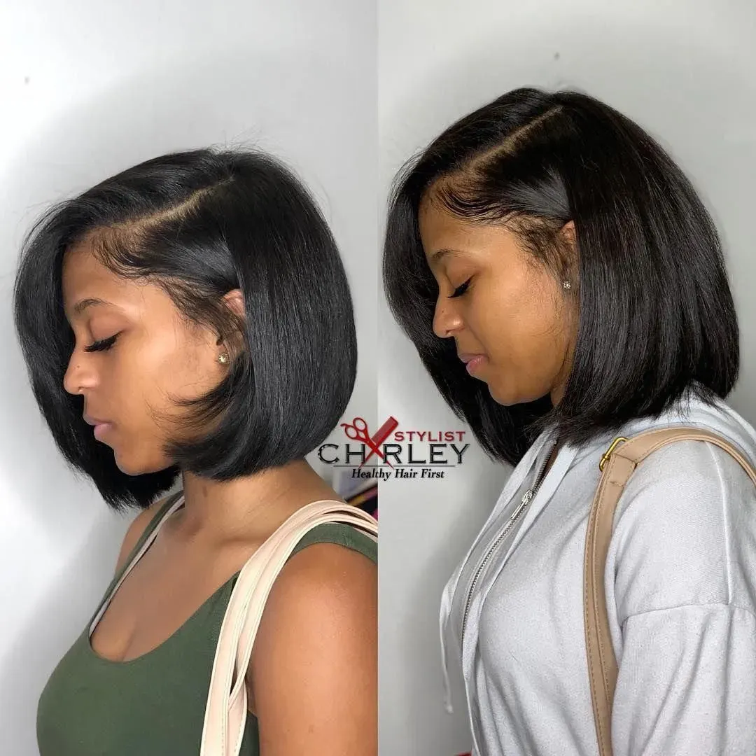 Common Worries About the Silk Press Natural Hair Bob Cut