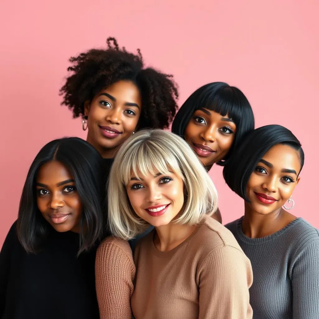 Cute Bobs on Black Hair: Inspiration Gallery