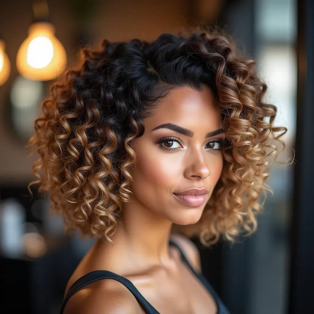 Cutting and Coloring Techniques to Enhance Your Curly Bob