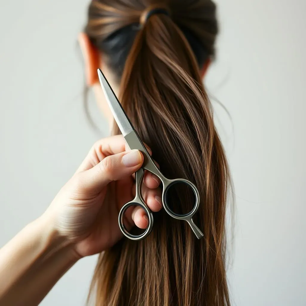 Cutting Your Hair Into a Bob Shape