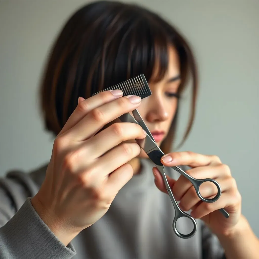 Cutting Your Own Long Bob, StepbyStep