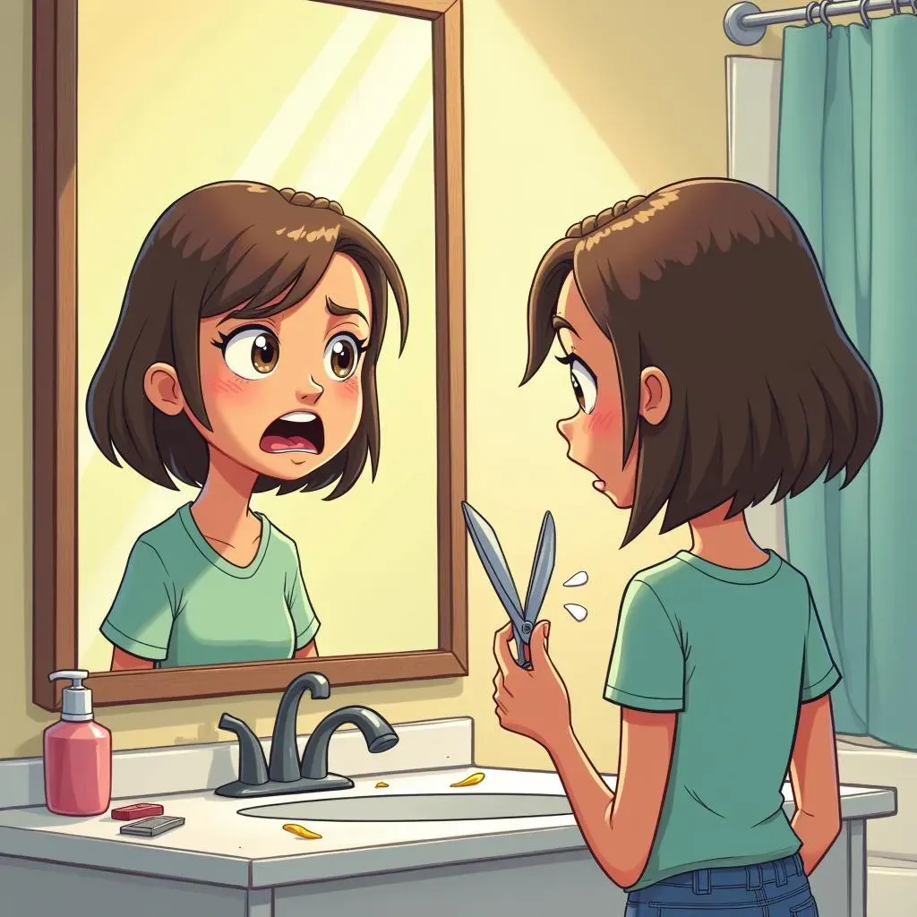 Dealing with Mistakes When You Cut Your Own Hair in a Bob