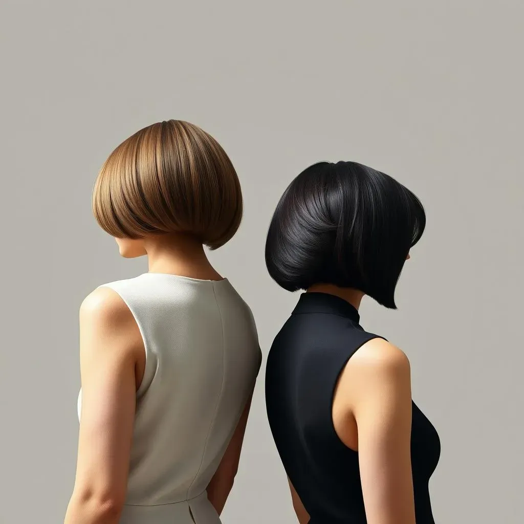 Different Bob Styles and Their Back Views