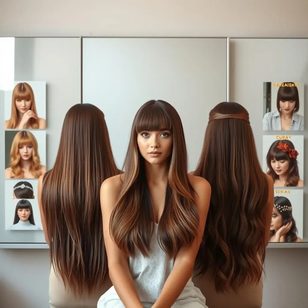 Different Types of Bangs for Long Haircuts