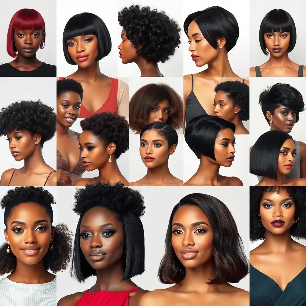 Different Types of Bob Cuts for Natural Hair Textures