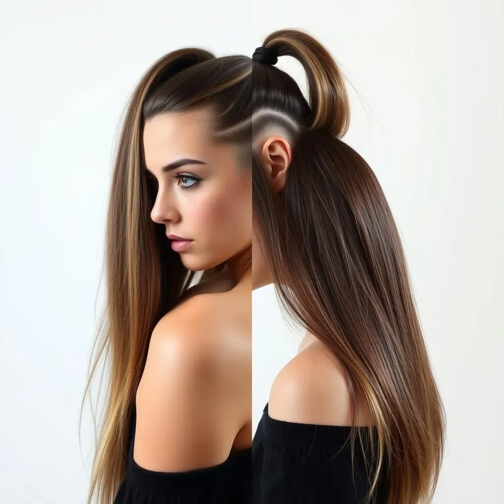 Different Ways to Style Your Long Hair Undercut