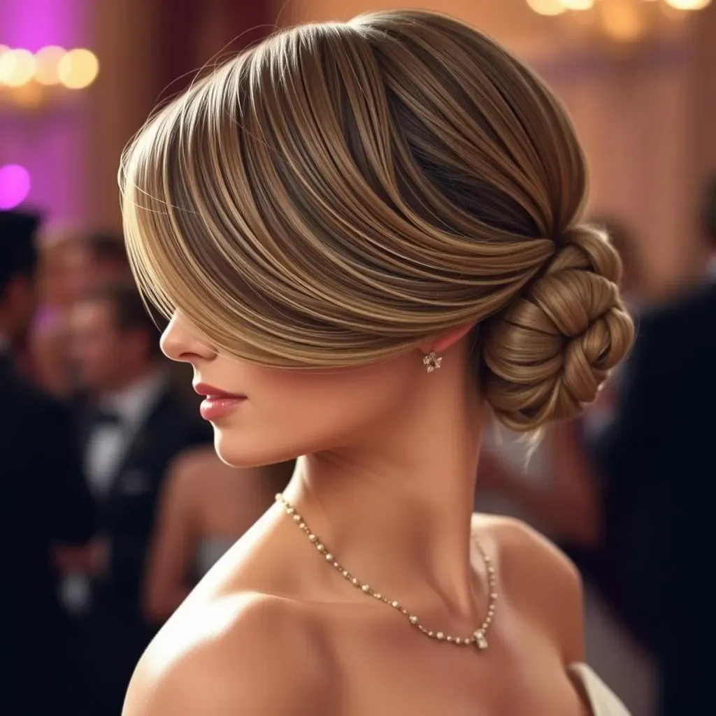 Elegant Updos for a Bob Haircut: Special Occasion Looks