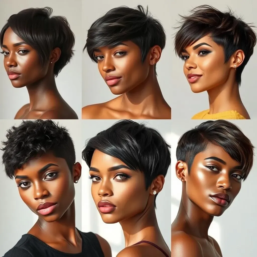 Exploring Different Black Hair Pixie Bob Cut Styles