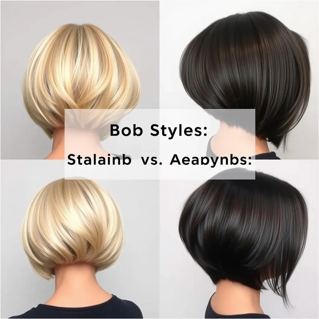 Exploring Different Bob Styles: From Stacked to Asymmetrical
