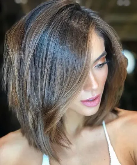 Exploring Different Layered Long Bob Hair Cut Styles