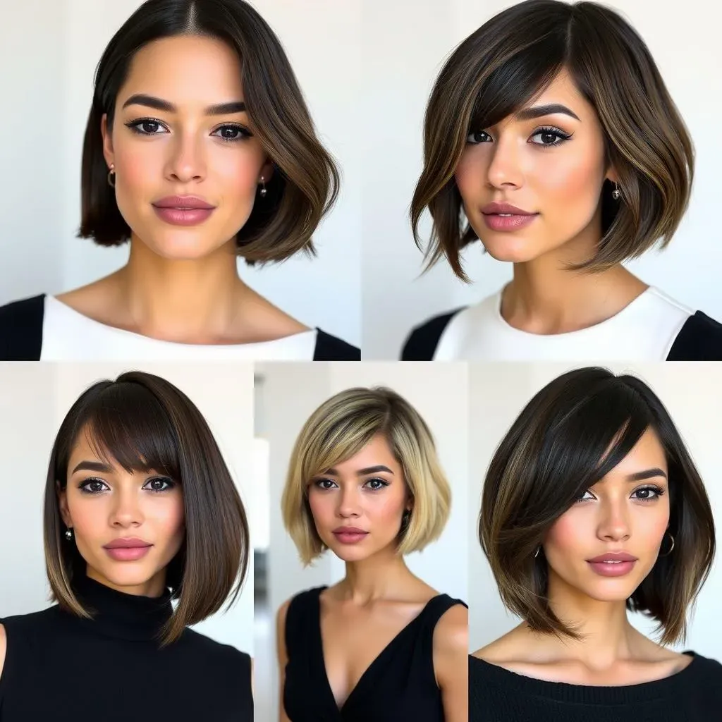 Exploring Variations of the Rihanna Bob Haircut for Different Face Shapes