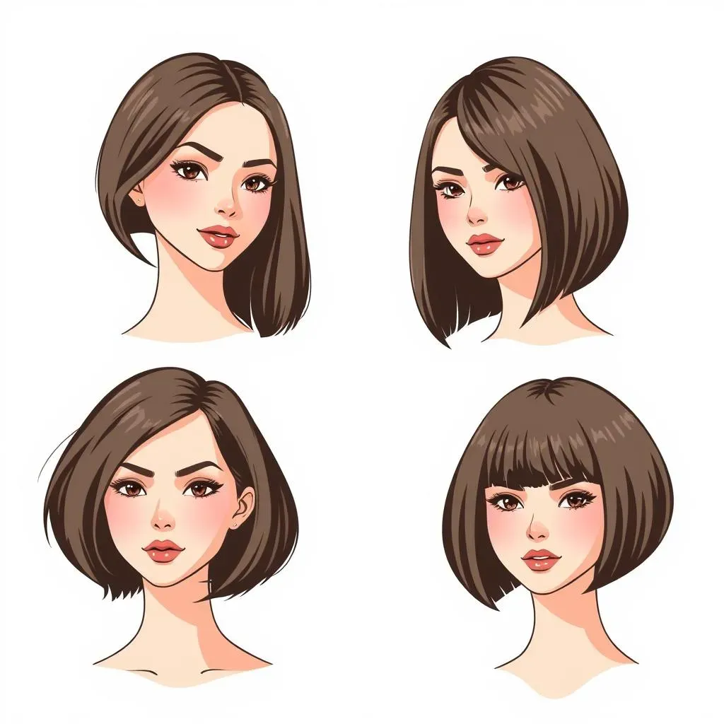 Face Shapes That Flatter a Layerless Bob