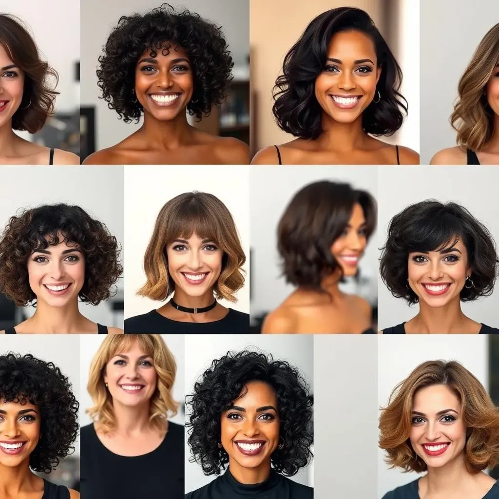 Finding the Perfect Curly Bob Hair Cut Length and Shape for Your Face