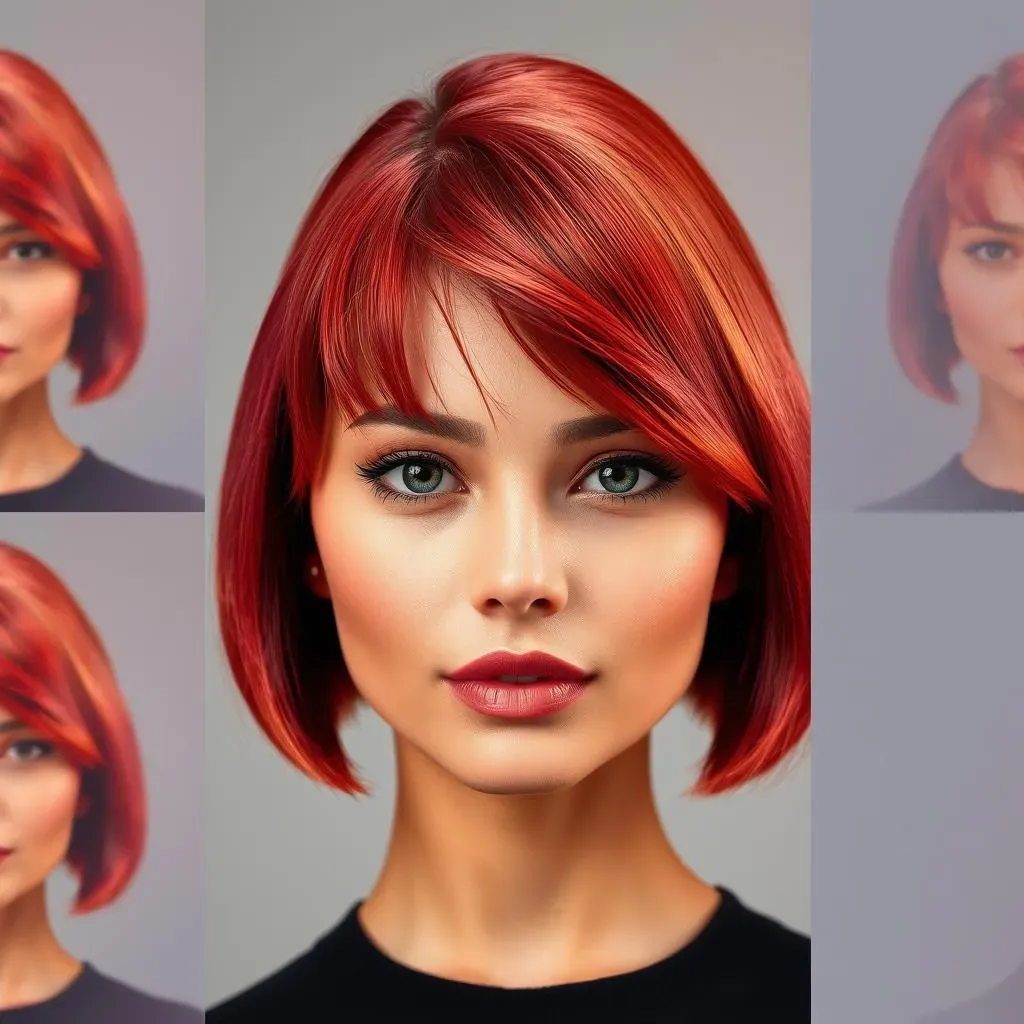 Finding the Perfect Shade of Red for Your Bob Haircut
