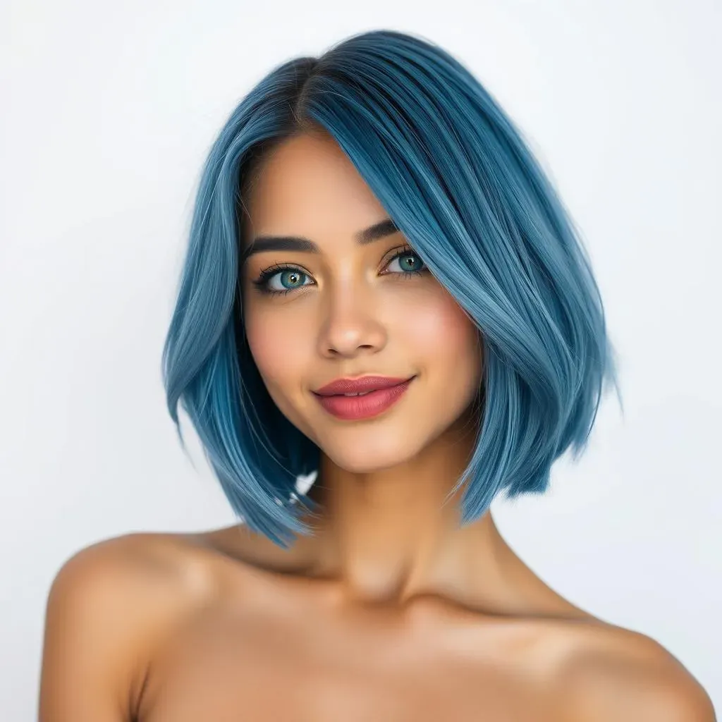 Finding the Right Blue Shade for Your Bob