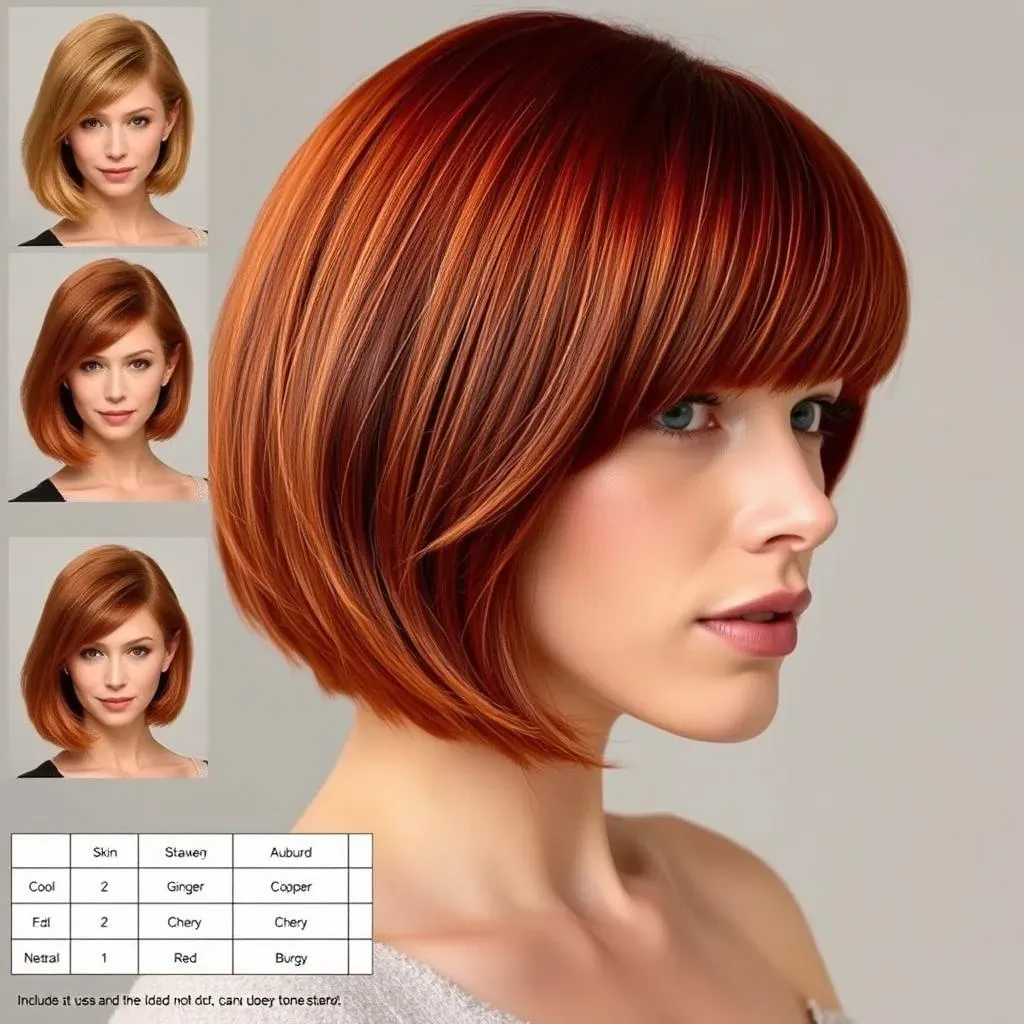 Finding the Right Shade of Red for Your Bob Cut