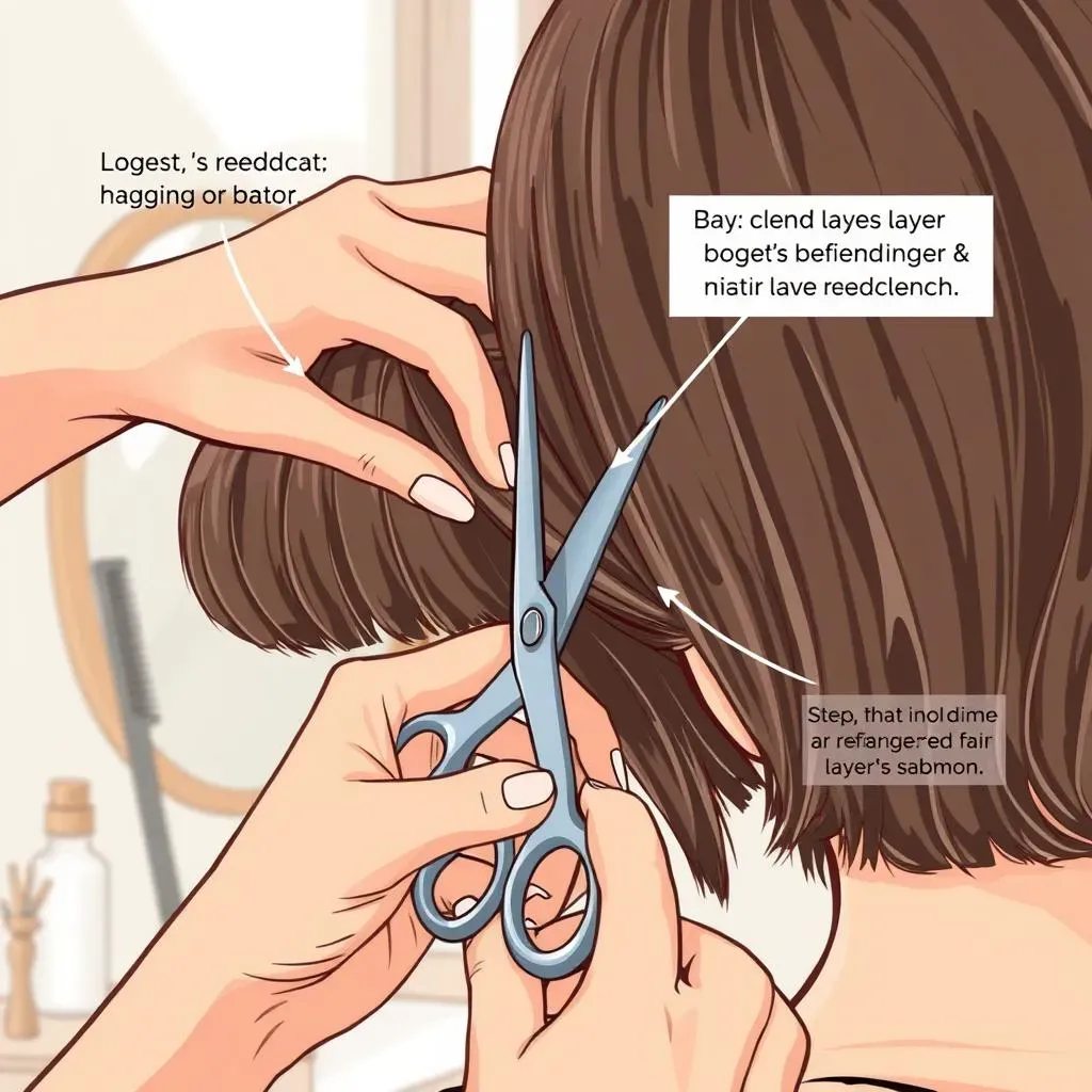 FineTuning Your DIY Layered Haircut and Bangs