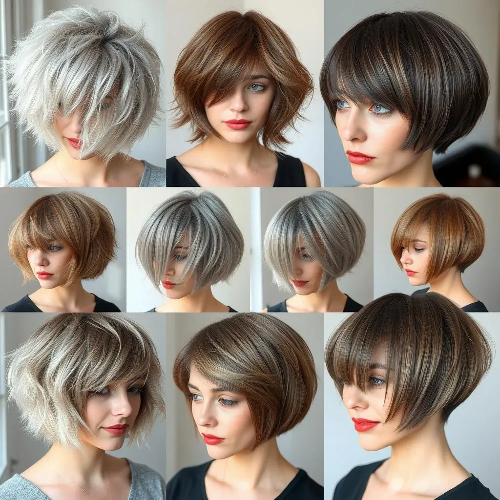 Fluffy Bob Haircut Variations: From Shaggy to Sleek