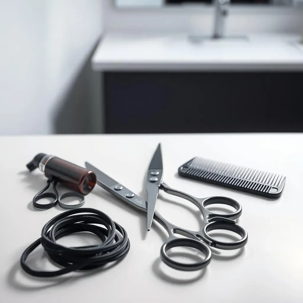 Gather Your Tools Before You Cut Your Own Hair Bob