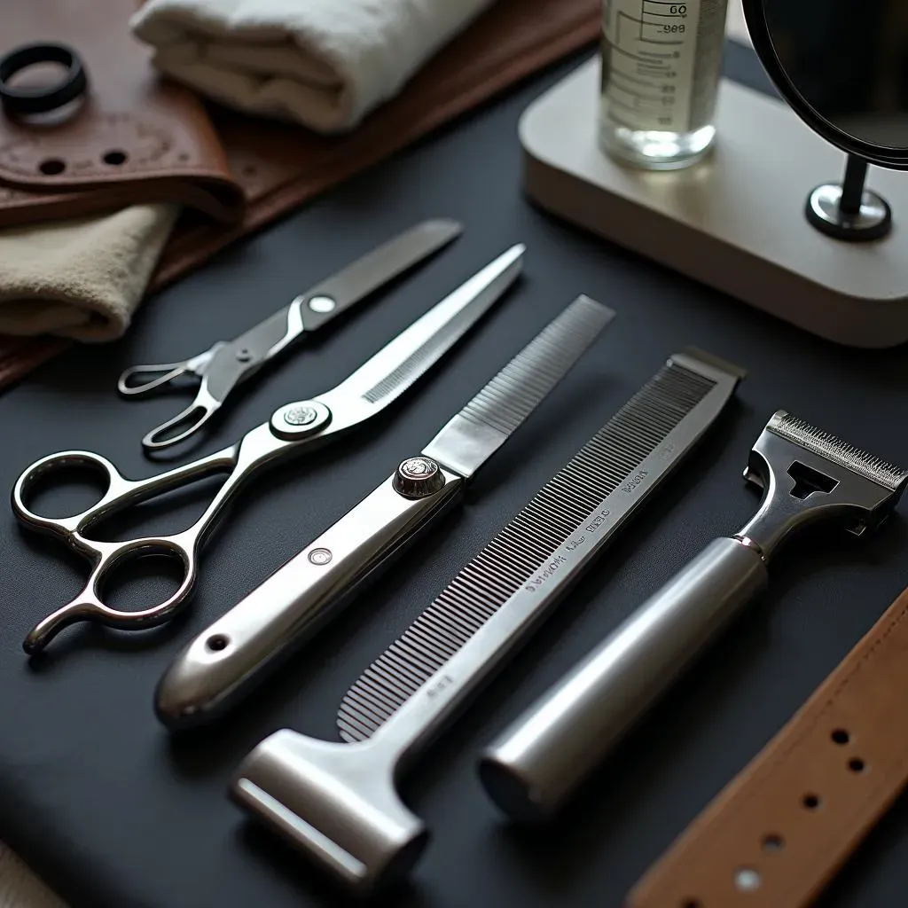 Gathering Your Supplies to Cut Hair in a Bob