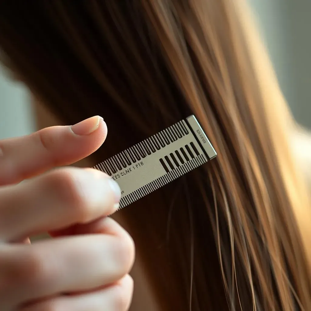 Getting Ready to Cut Your Own Hair with a Comb