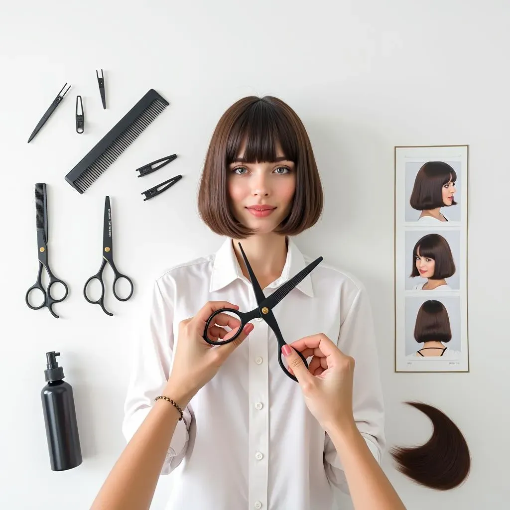 Getting Started: Prep Work for Your Sleek Bob Haircut Tutorial