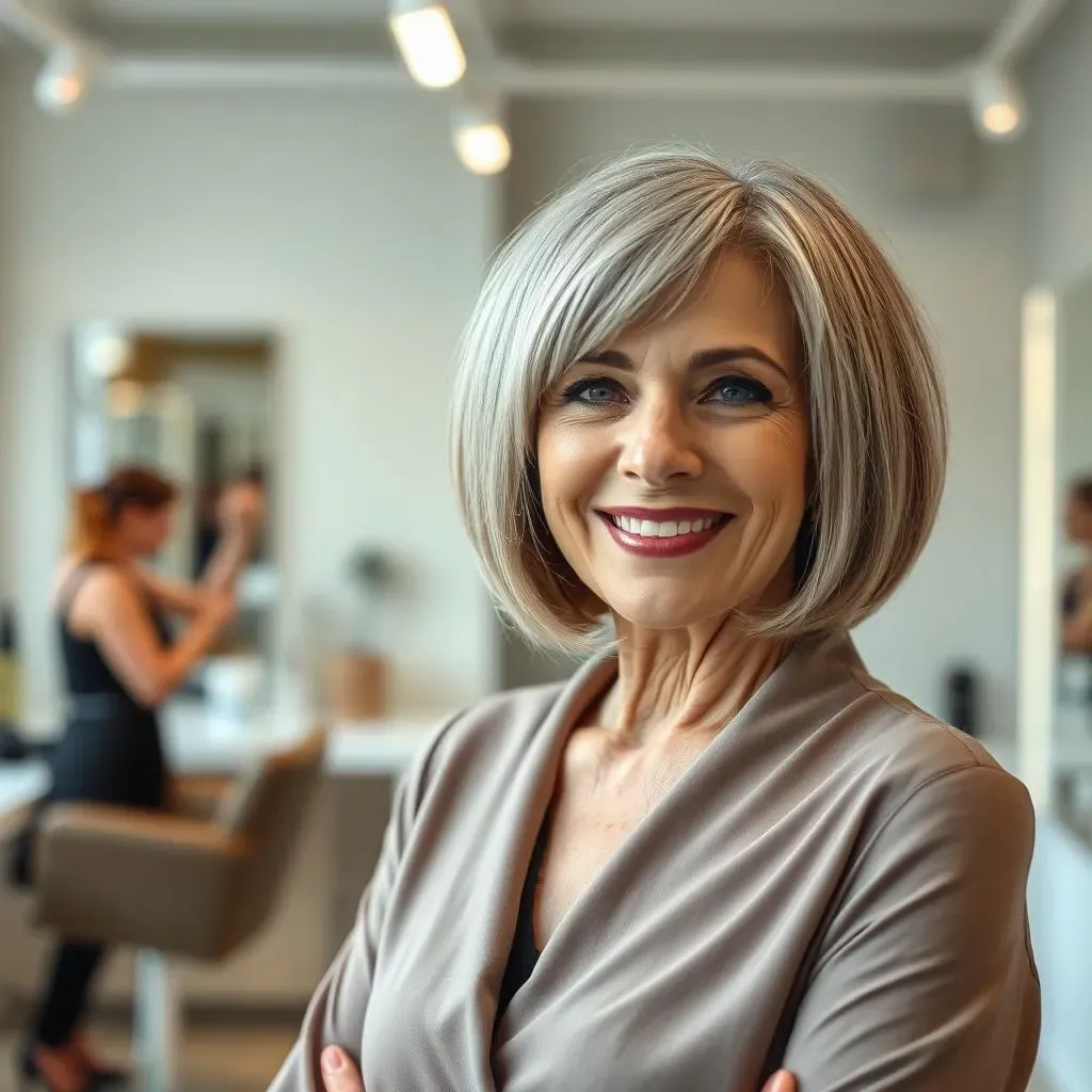 How to Style and Maintain Your Bob Haircut Over 60